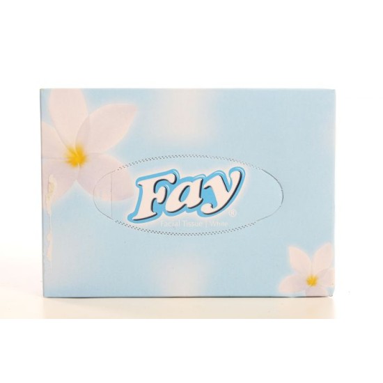 Fay Facial 2 Ply White Tissues 50 Pieces